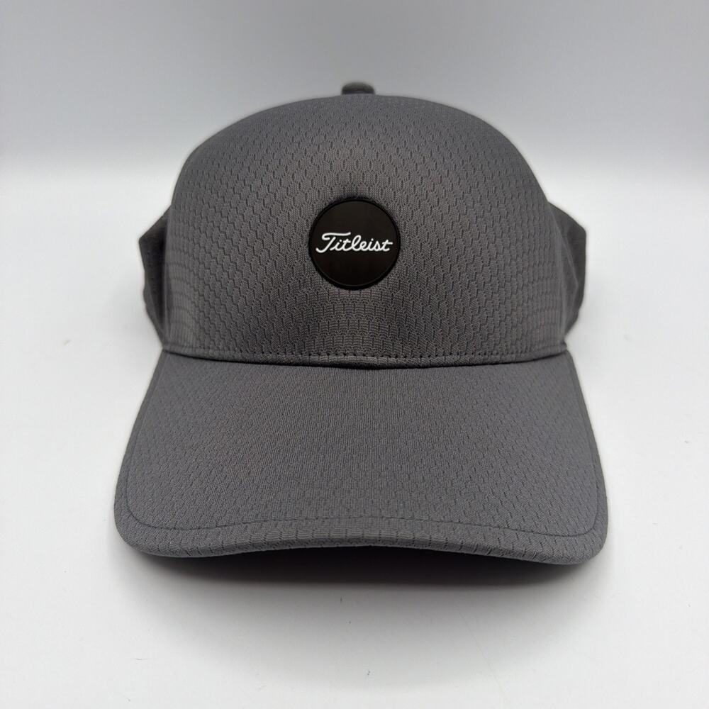 Titleist Laguna Cool Mesh Liner Water Repellant Hat Adjustable Gray
